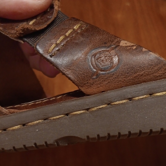 Born Brown Leather Sandals women's size 9 - Picture 9 of 9